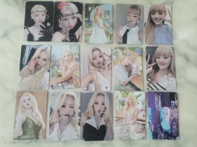 15张美女纸卡.