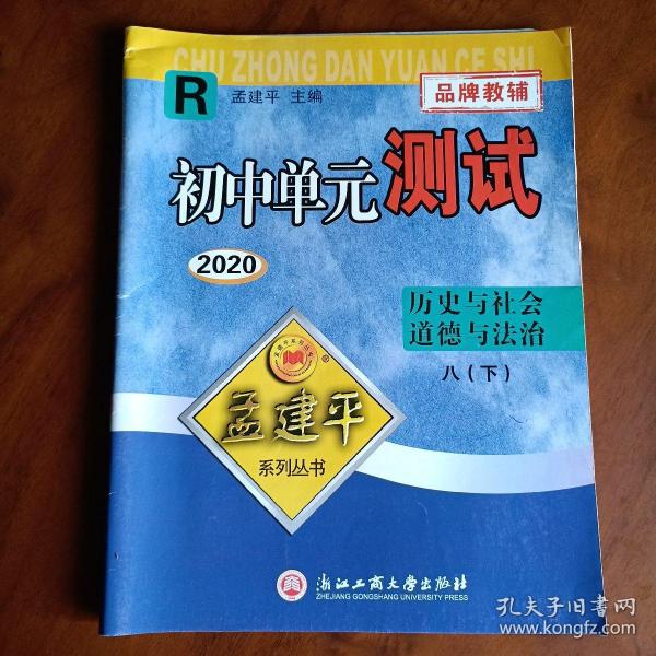 初中单元测试：历史与社会道德与法治（八年级下R2019）