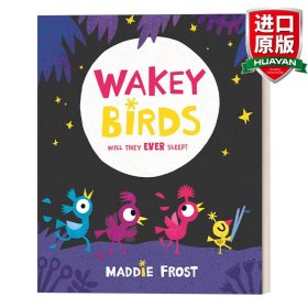 英文原版 Wakey Birds 醒着的鸟   丛林故事   儿童绘本 英文版 进口英语原版书籍