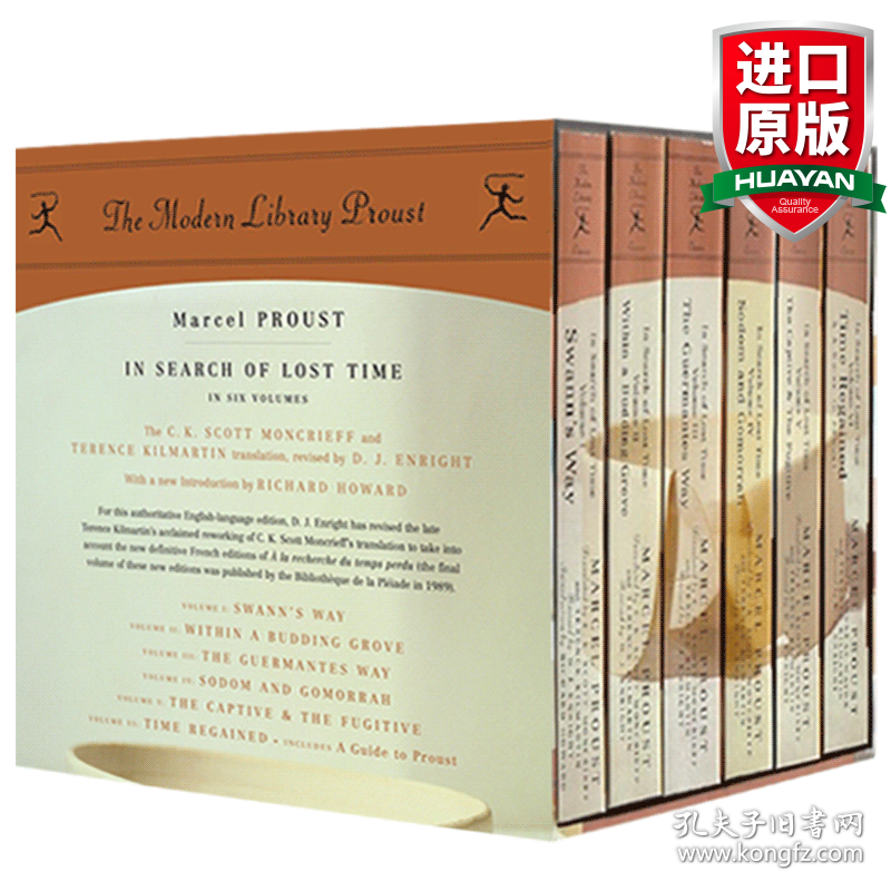 英文原版 In Search of Lost Time: Proust 6-pack (Modern Library Classics)追忆似水年华6册套装 兰登书屋现代图书馆精装 英文版 进口英语原版书籍