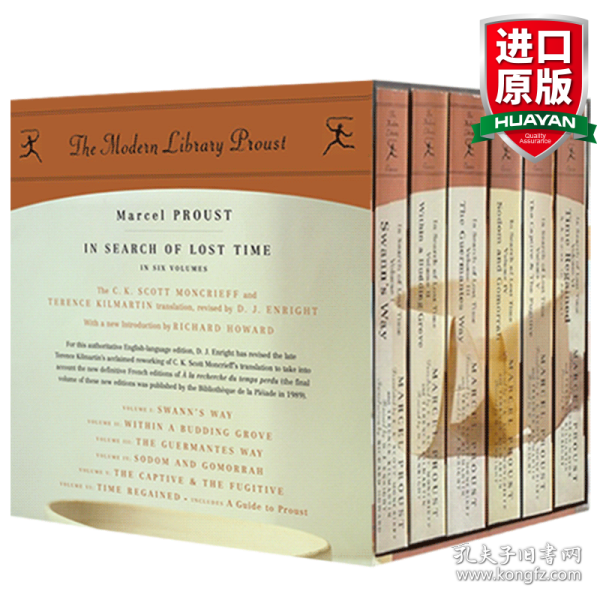 英文原版 In Search of Lost Time: Proust 6-pack (Modern Library Classics)追忆似水年华6册套装 兰登书屋现代图书馆精装 英文版 进口英语原版书籍