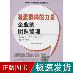 凝聚群体的力量：企业的团队管理