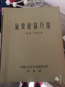 气象记录月报，1951年5月