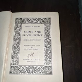 CRIME AND PUNISHMENT