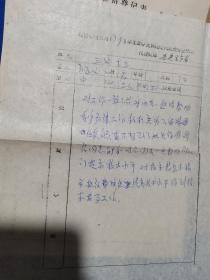 老资料 ：七十年代档案材料：河南省电建三处1979年工会会员登记表（孙遂意）、河南省电业局1979年工业学大庆先进代表大会登记表，有档案袋，