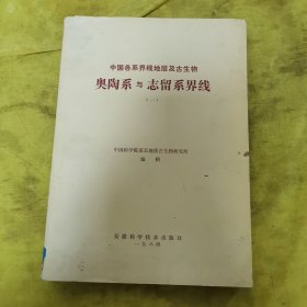 中国各系界线地层及古生物奥陶系与志留系界线（一）英文版