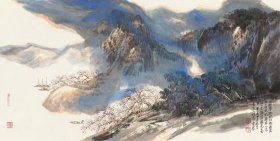 李云集 山水作品  四尺整张