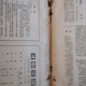 《文艺月报》1953年创刊号1-6期合订本