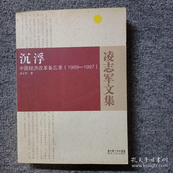 沉浮：中国经济改革备忘录1989-1997