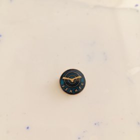 北京钢铁学院校徽徽章蓝色