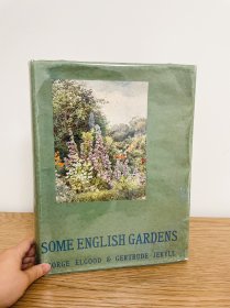 1935年《英式园林典萃》50幅整版彩色插图 超大对开本 近全新 带有珍贵原书衣 英国园艺大师格特鲁德·杰基尔的名作