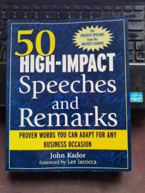 50 High-Impact Speeches and Remarks 50个超级演讲