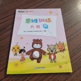 思维训练（大班 秋）全2册【全新没有开封】