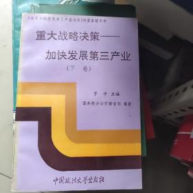 重大战略决策…加快发展第三产业  下卷