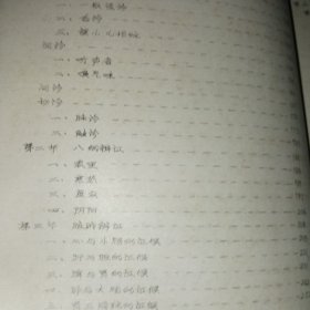 [油印]中医基础理论
