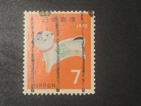 日本信销邮票   1970 年贺邮票 (要的多邮费可优惠)