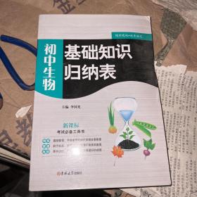 基础知识归纳表：初中生物（新课标）