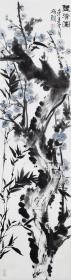 保真书画，展览作品
高翔137X34cm
     西唐美术馆馆长，中关村学院教授，文化和旅游部中国画创作研究院画家，中国书法家协会会员05。