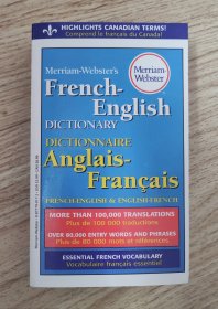 Merriam-Webster’s French-English Dictionary韦氏法语-英语词典