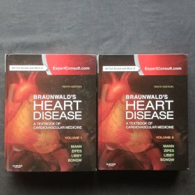 Braunwald's Heart Disease: A Textbook of Cardiovascular Medicine, 2-Volume Set, 10e（1-2）兩本合售（見(jiàn)圖）