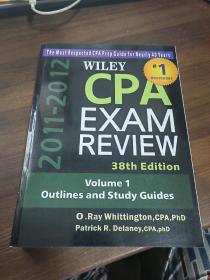 Wiley CPA Examination Review, Volume 1, Outlines and Study Guides, 38th Edition 2011-2012（实物拍摄）