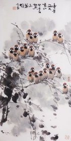 赵宁安老师罕见展览精品. 有出版．四尺整纸
