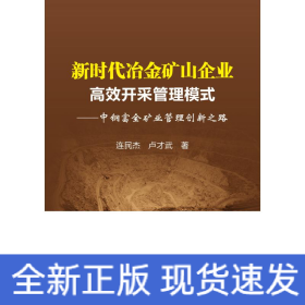 新時代冶金礦山企業(yè)高效開采管理模式:中鋼富全礦業(yè)管理創(chuàng)新之路