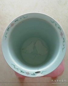 洪宪年御制花盆(图片寓意梅开五福，福禄连绵，十全十美等)