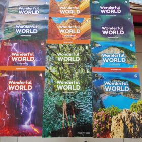 Wonderful WORLD second edition student's book 1-6+workbook 练习册1-6（12本合售）