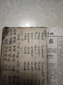 义仁堂岳楼氏线装毛笔精写《目案》一厚册102个筒子页200多面