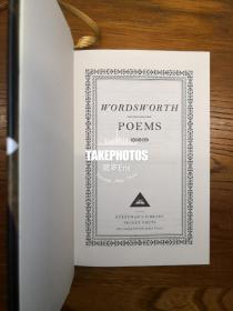 WORDSWORTH POEMS 人人文庫 EVERYMAN'S LIBRARY POCKET POETS 華茲華斯 英文原版