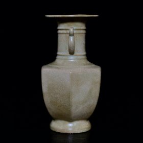 宋汝窑双耳瓶 23/13厘米