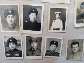 黑白相片25张《50年代军人老照片》