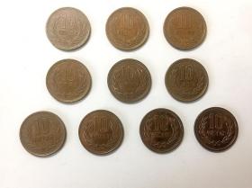 日元硬币：10日元（可任意挑选，单枚价2.5元）