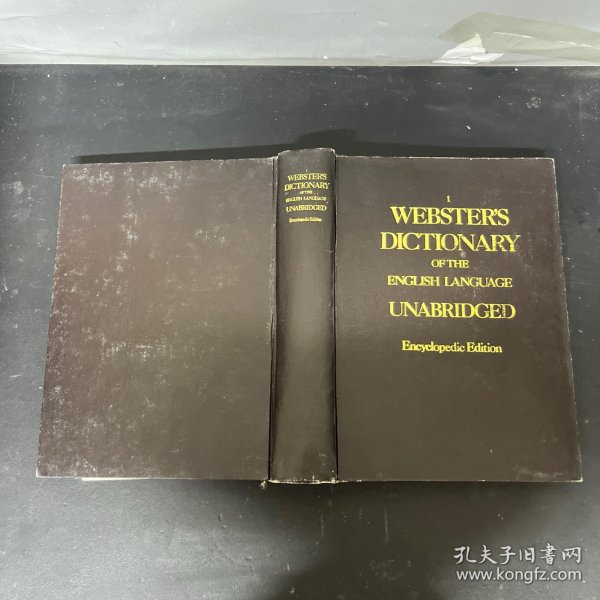 websters dictionary of the english language unabridged韦氏英语大辞典1 英文原版