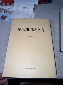 郑天翔司法文存