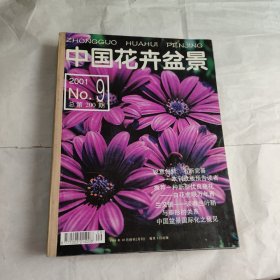 中国花卉盆景2002年1-12期全年+2001年9 共13本合售