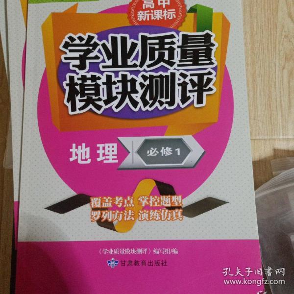高中新课标学业质量模块测评. 地理. 1 : 必修