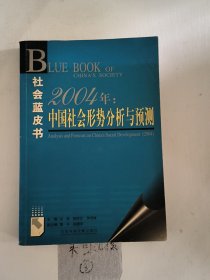 社会蓝皮书：2004年中国社会形势分析与预测