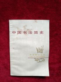 （3架6排）中国书法简史    自然旧    看好图片下单     书品如图