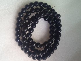 黑玛瑙珠串101颗