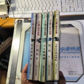 大江健三郎作品集 全五册 （死者的奢华，广岛札记，个人的体验，性的人，万延元年的足球队）5册合售