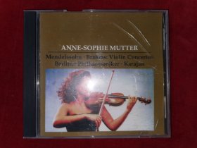 ANNE-SOPHIE MUTTER Mendelssohn • Brahms: Violin Concertos Berliner Philharmoniker • Karajan (CD)