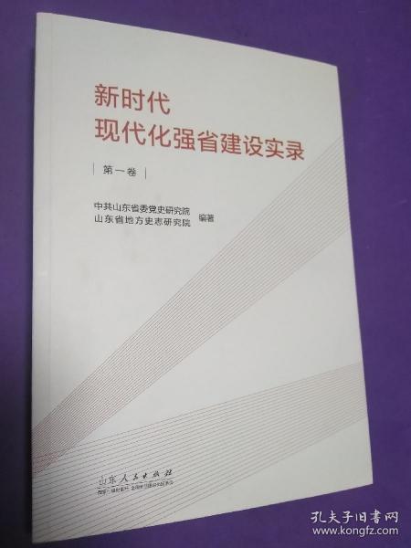 新时代现代化强省建设实录(第1卷)【正版！此书籍几乎未阅 干净 无勾画 不缺页】