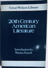 20th Century American Literature英文原版厚本