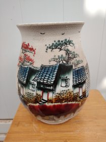 江南春早工艺瓷瓶