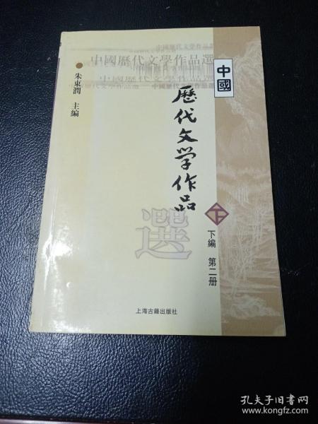 中国历代文学作品  下  （下编 第2册）