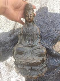 铜观音，一线收获完整，品相如图，年份自辨