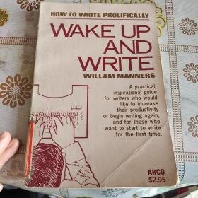 WAKE UP AND WRITE,原版英文书