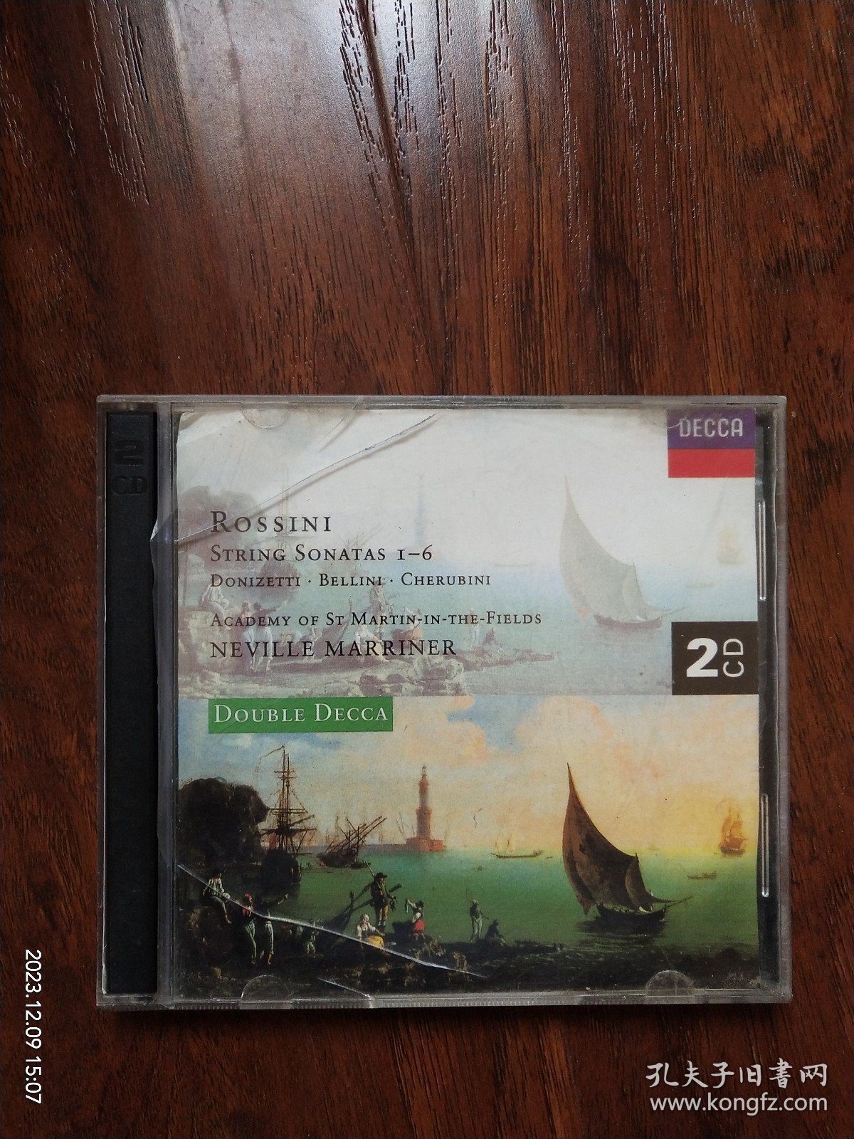 罗西尼《弦乐奏鸣曲1－6号》2CD，DDD，AD443 838－2 443 839－2。